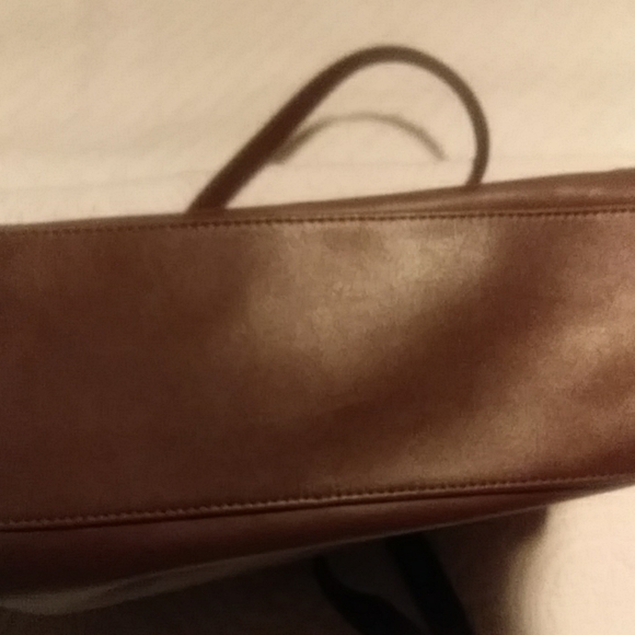 St. Johns Bay Brown Genuine Leather Hobo Bag - Picture 7 of 7